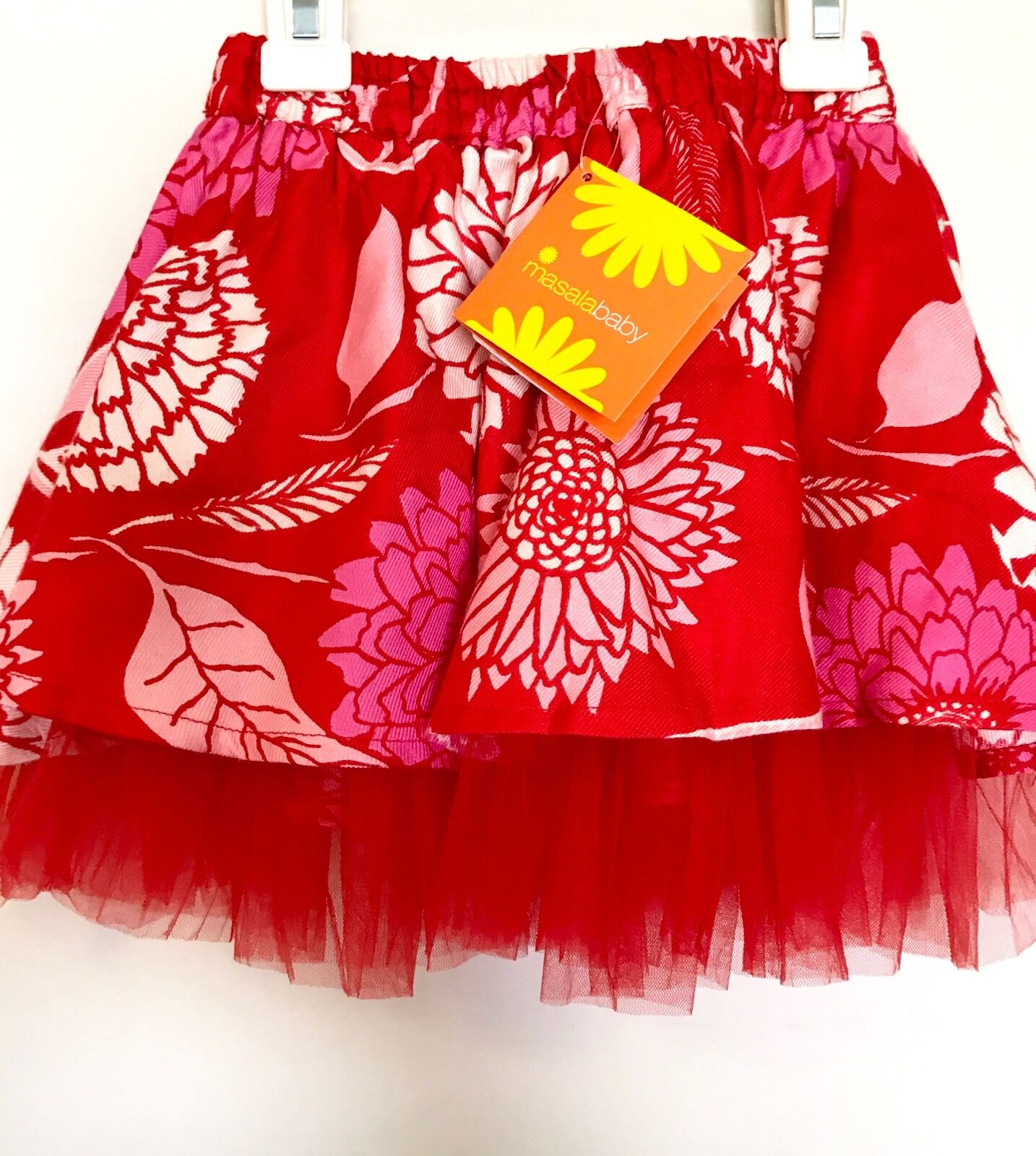 Masala Kids Tutu Flower Skirt. Age 2 NWT Retails $44 Price $25
