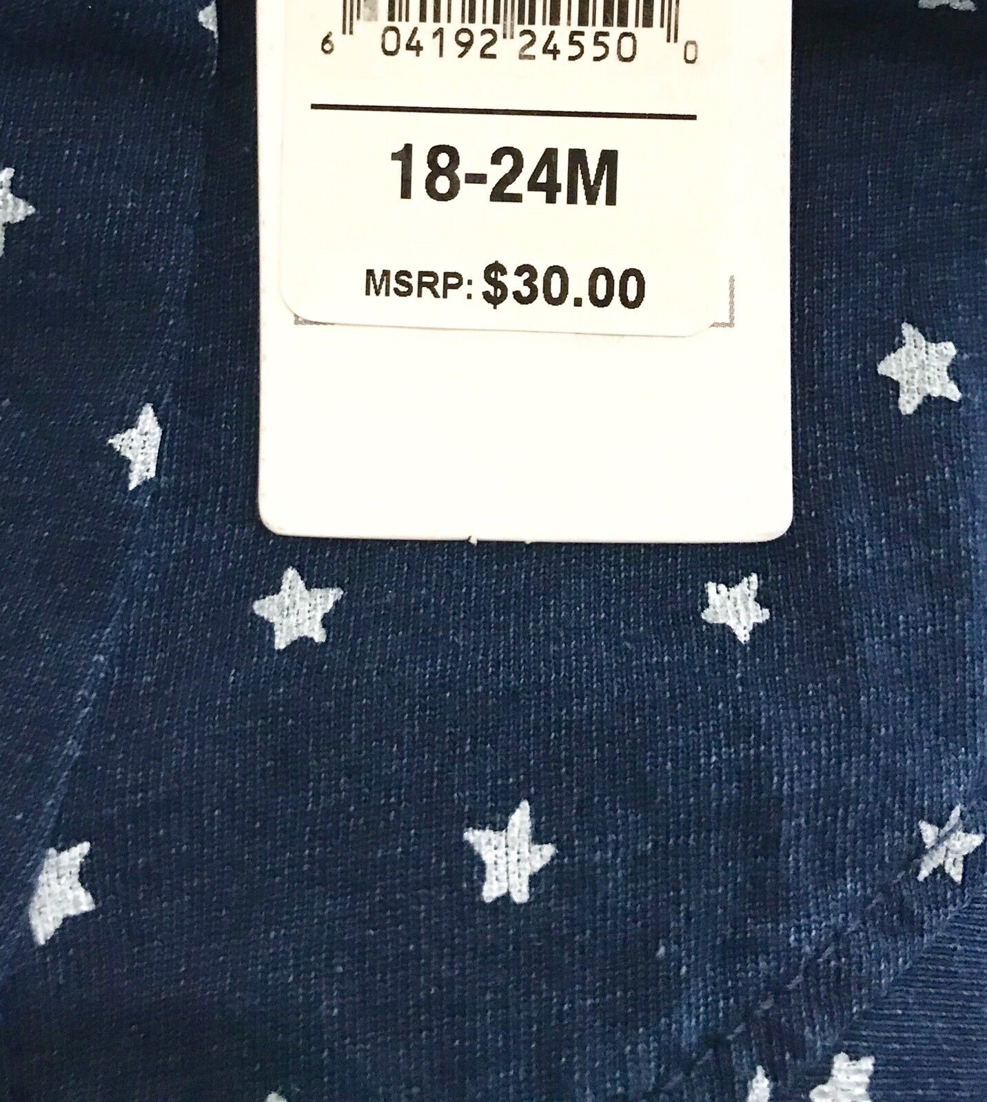 Splendid Indigo Star Shorts Lace Waist. Retail $30 Price $15 NWT 18-23 Month NWT