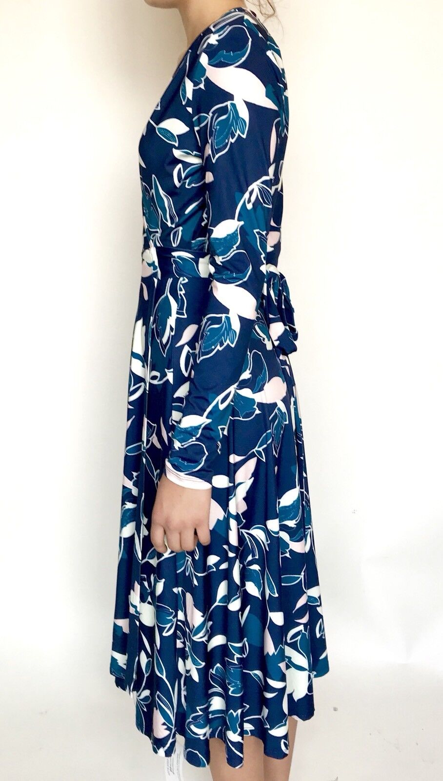 Yumi Kim  Around Town Midi Wrap Dress Size XS Retail $178 Price $78 NWT