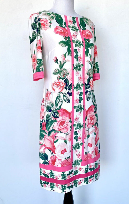Eliza J Pink Floral Stretch Tunic Dress NWT Retails $128 Price $69 Size 0