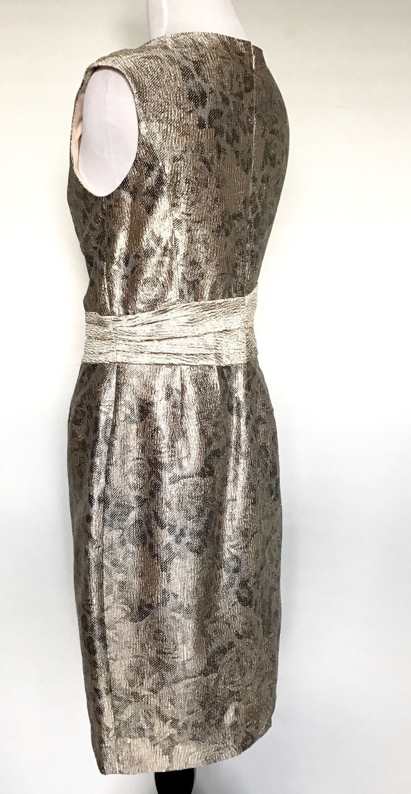 Ellen Tracy Gold Rose Dress. NWT Size 6P Retail $128 Price $69