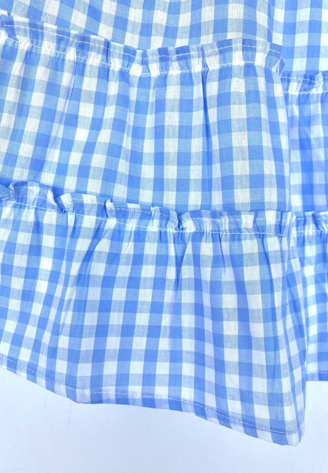 J Marie embroidered Juniper Dress 5T Retail $102 Price $49 Gingham Blue