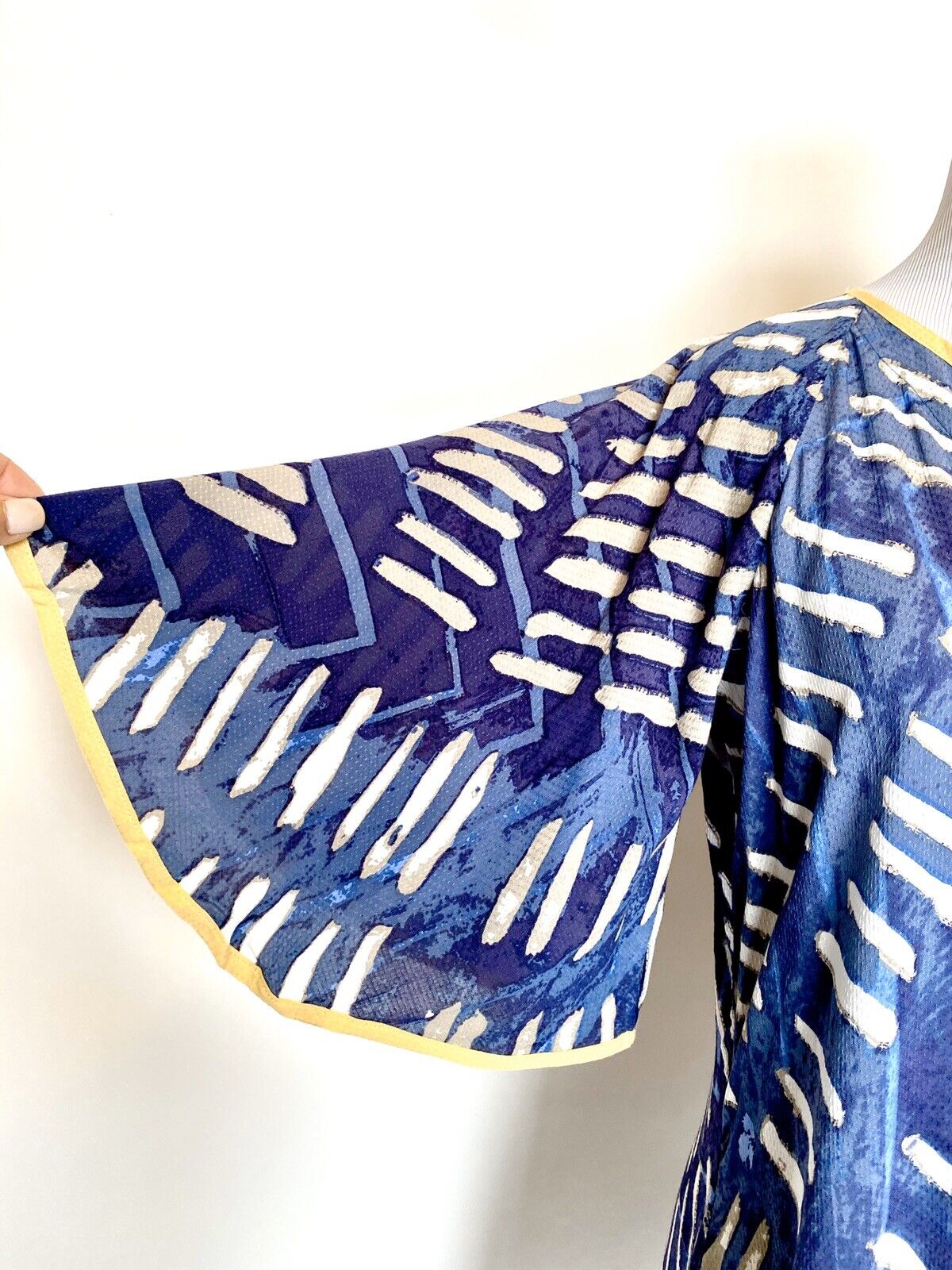 Nic + Zoe Blue & White Shift Dress / Coverup NWT Size XS Retail $178 Price $43