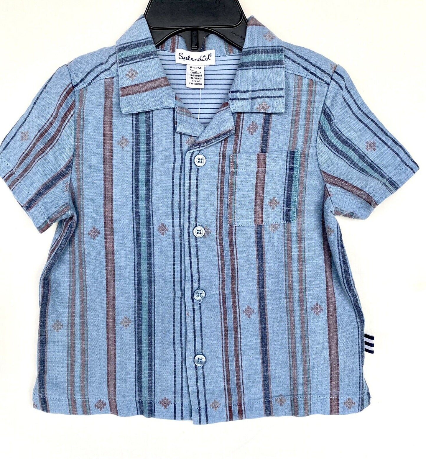 Splendid Soft Linen Mix Shirt. Retail $32 Price $22 NWT 6-12 Months
