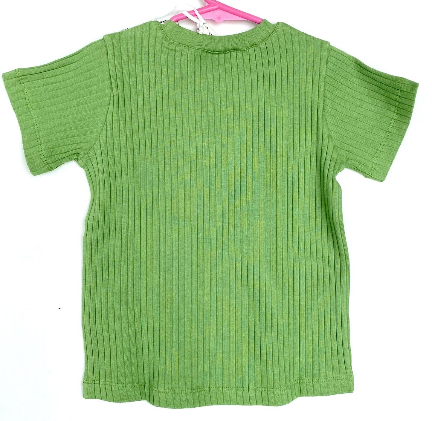Kate Quinn Organic Cotton Crew Neck Top Retail $36 Price $26 4T Parakeet Green