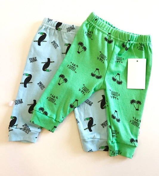 Rosie Pope 2 Set Baby Boy Pants Size 0-3 Months. NWT Price $12