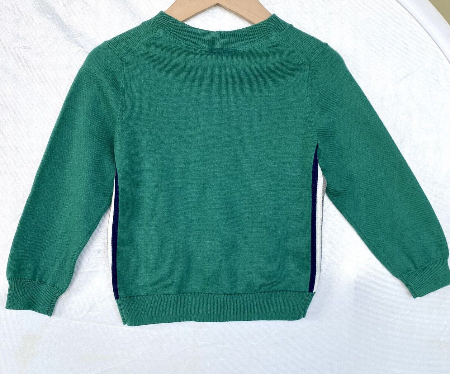 Janie And Jack Green V Neck Sweater Age 2 Retail $49 Price $27.95 NWT Stripe