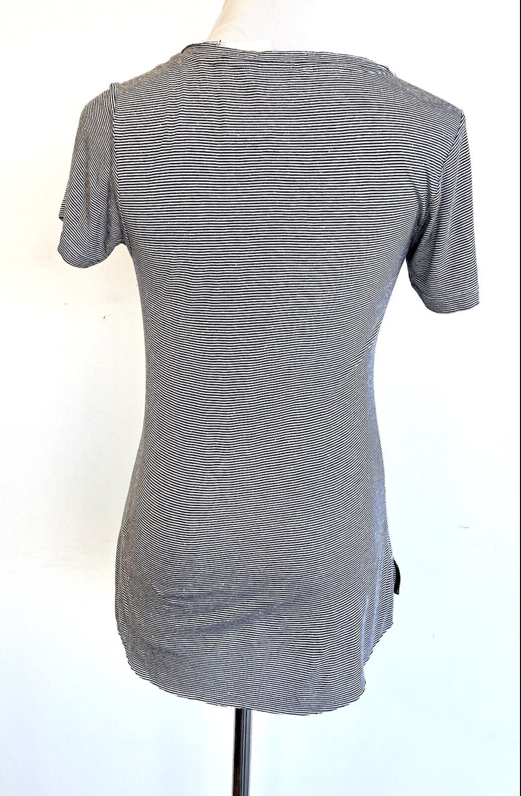 Scotch & Soda Striped Silk Viscose Mix Tee P /XS Retail $69 Price $39