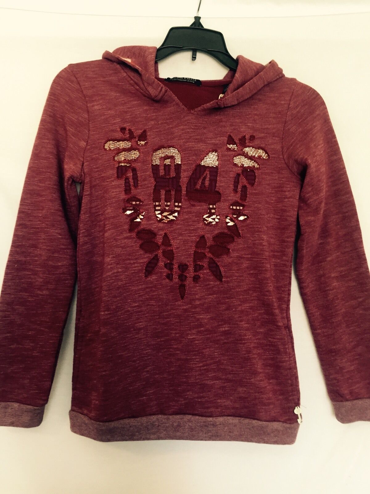 Scotch R'Belle Light Burgundy SweatShirt.NWT Age 10 Retail $99 Price $39