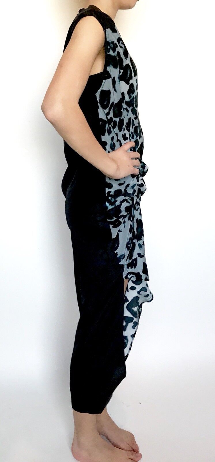 Allsaints Silk Riviera Leo Dress NWT Size 2 Retail $360 Price $108