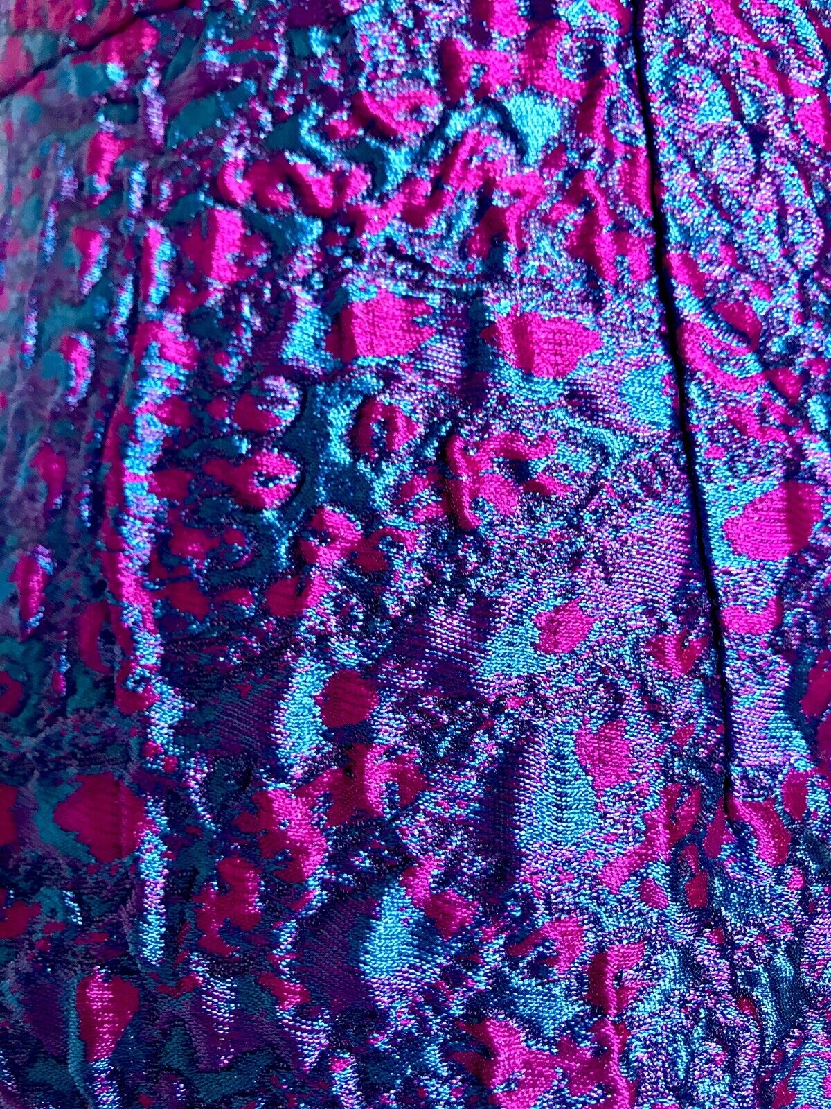 Aidan mattox Jaquard Cocktail Dress Purple Size 2 Retails $195 Price $$73