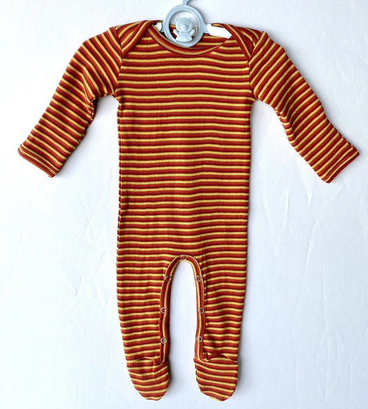 Kate Quinn Organic Cotton Stripe Footie Retail $38 Price $28 0-3 M