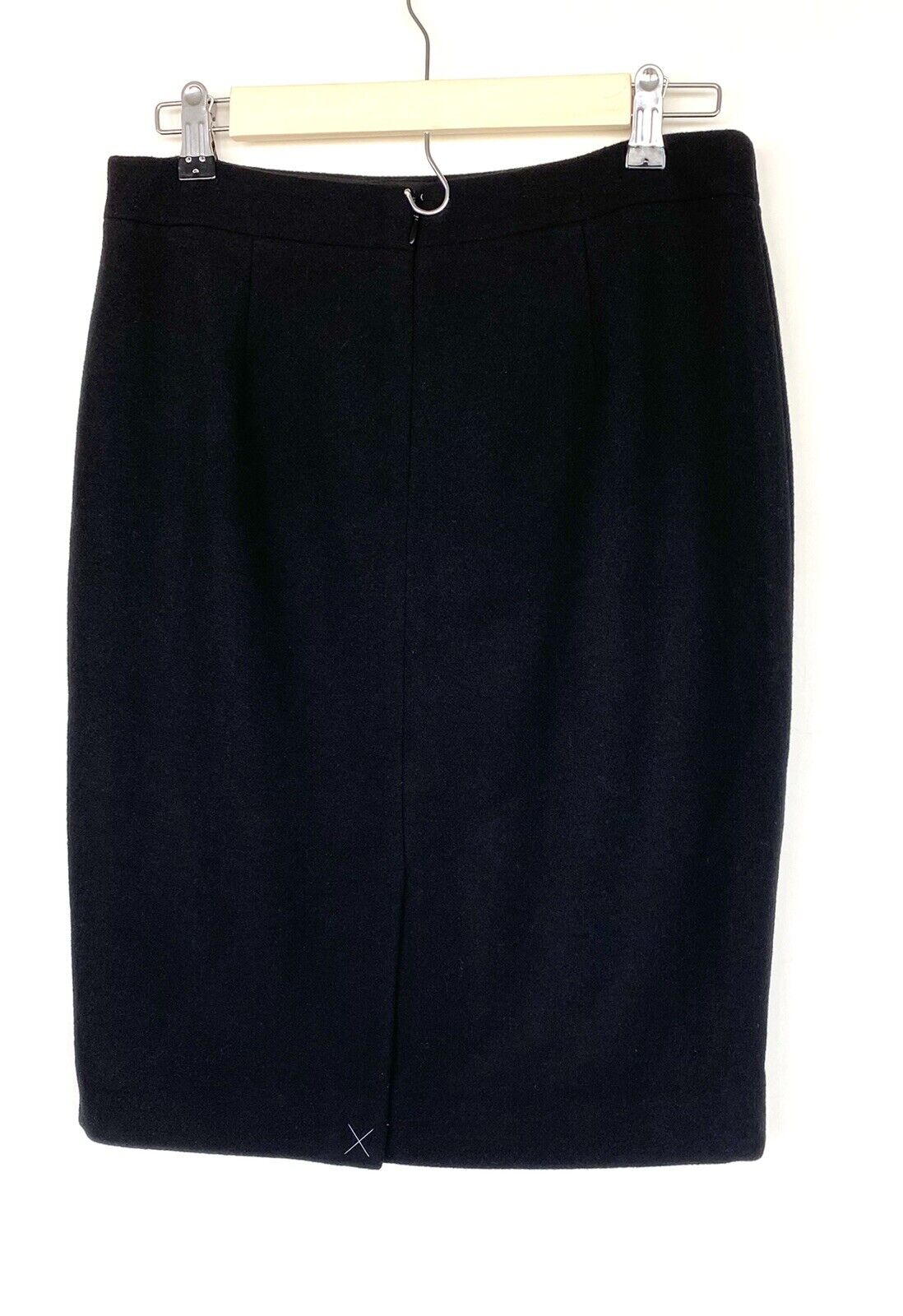 J Crew Wool Black Pencil Skirt NWT Price $79.50 Size 2