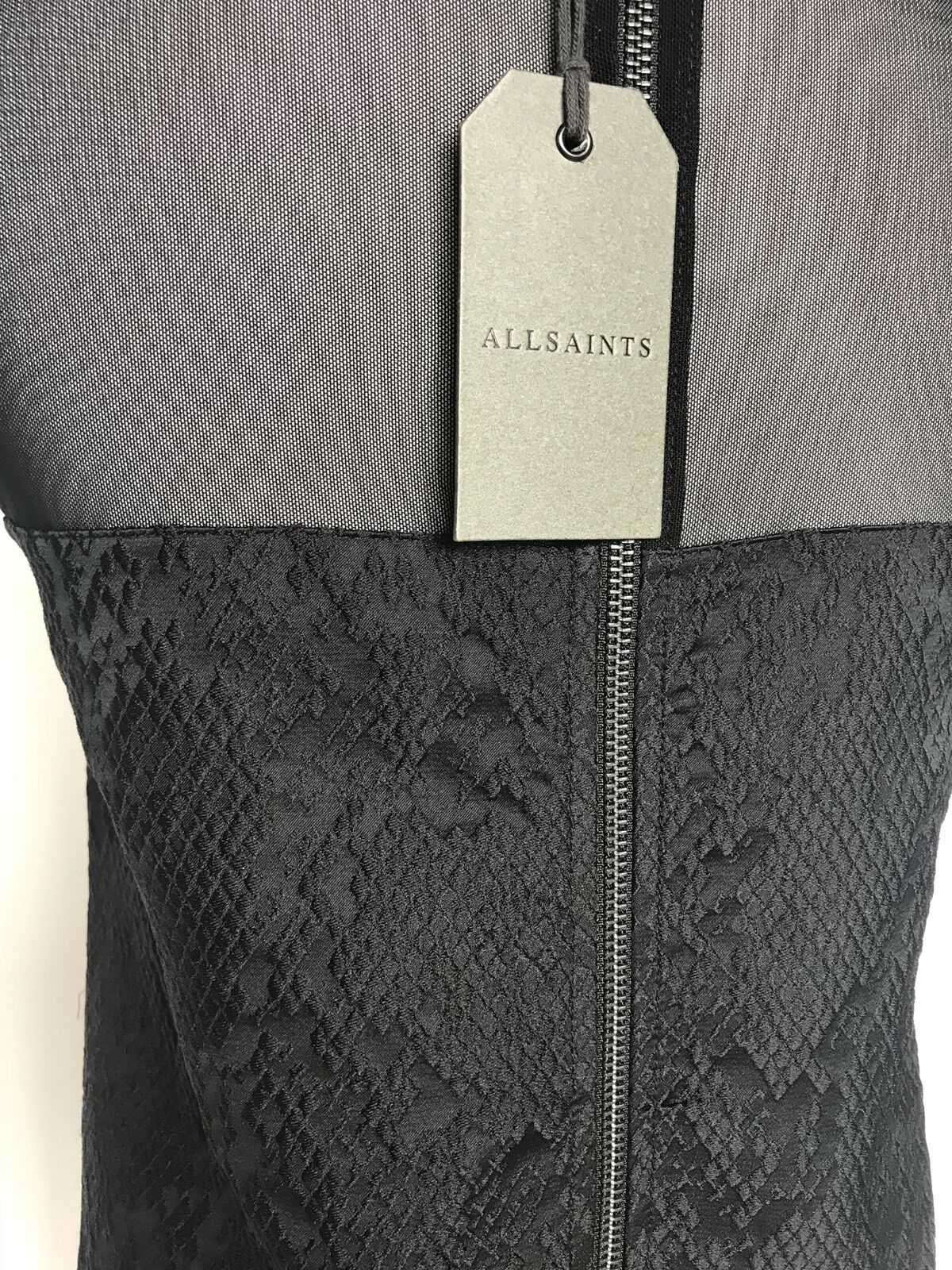AllSaints  Black Beckett Dress. NWT Retail $230 Price $89 All Saints Size M