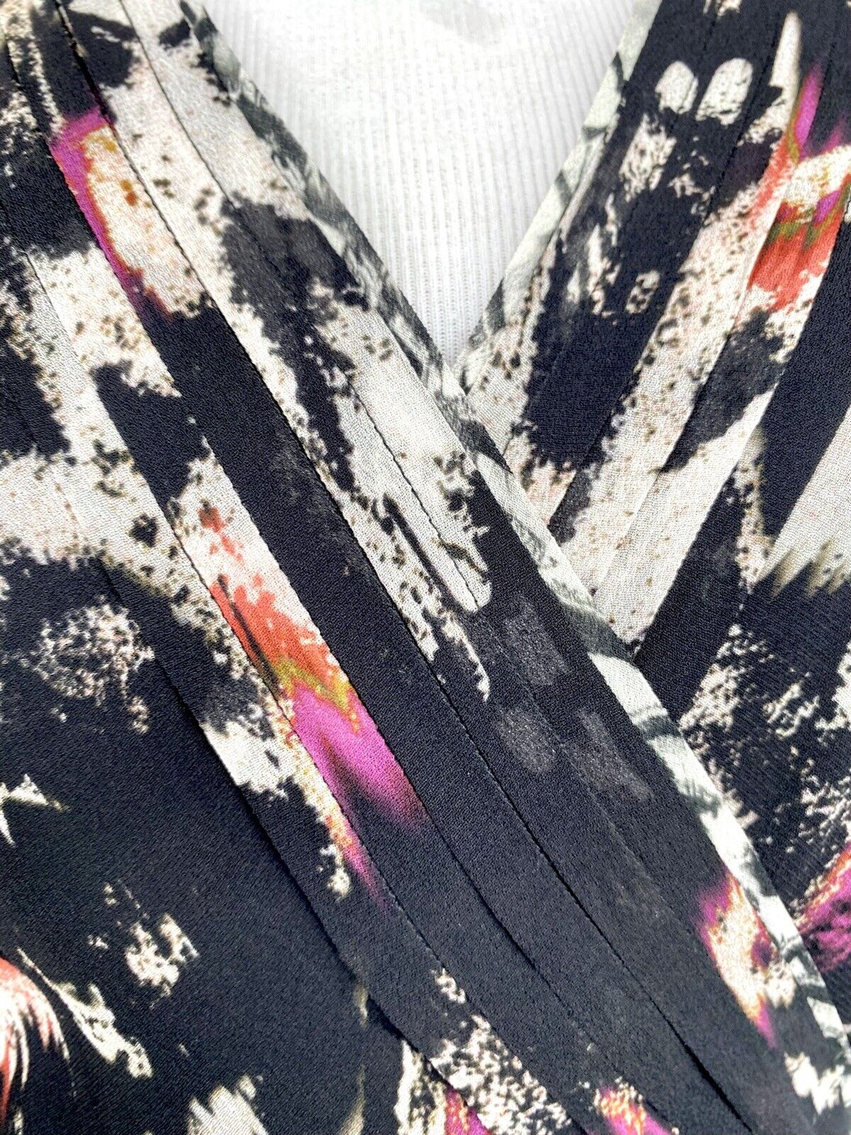 Allsaints Lizia Wing Chiffon Dress NWT Size 2 Retail $398 Price $165