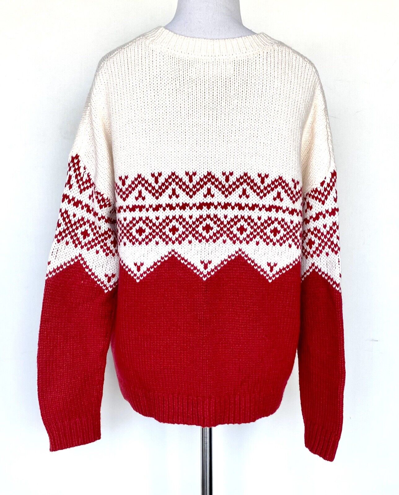 VELVET Graham & Spencer Fairisle Style Sweater Retail $198 Price $68 XS Wool Mix