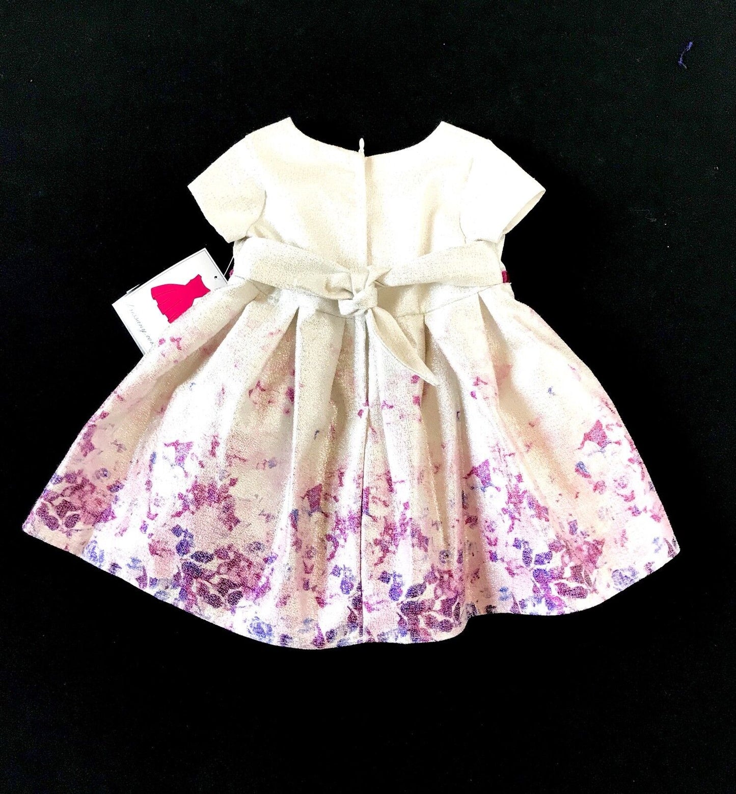 Dorissa Silver Thread Sparkle Dress Age 12 Months NWT Retails $48 Price $29