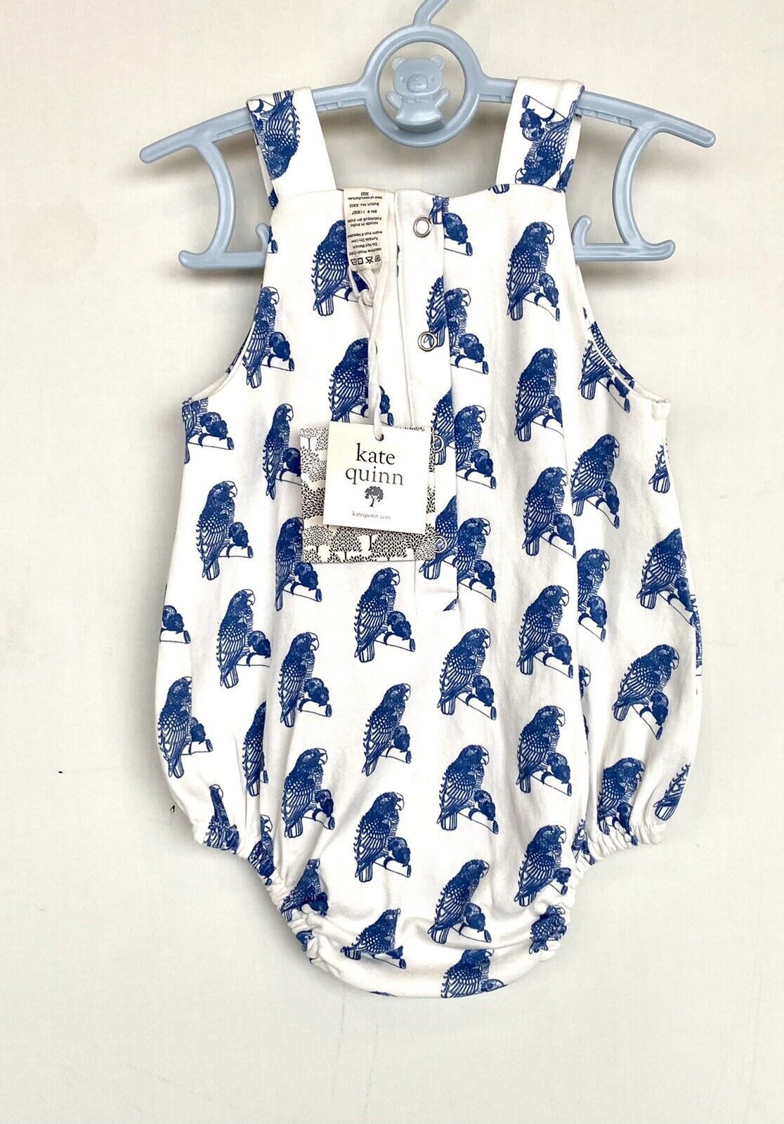Kate Quinn 100% Organic Cotton Overall Bubble Romper Retail $40 Price $28 18-24M