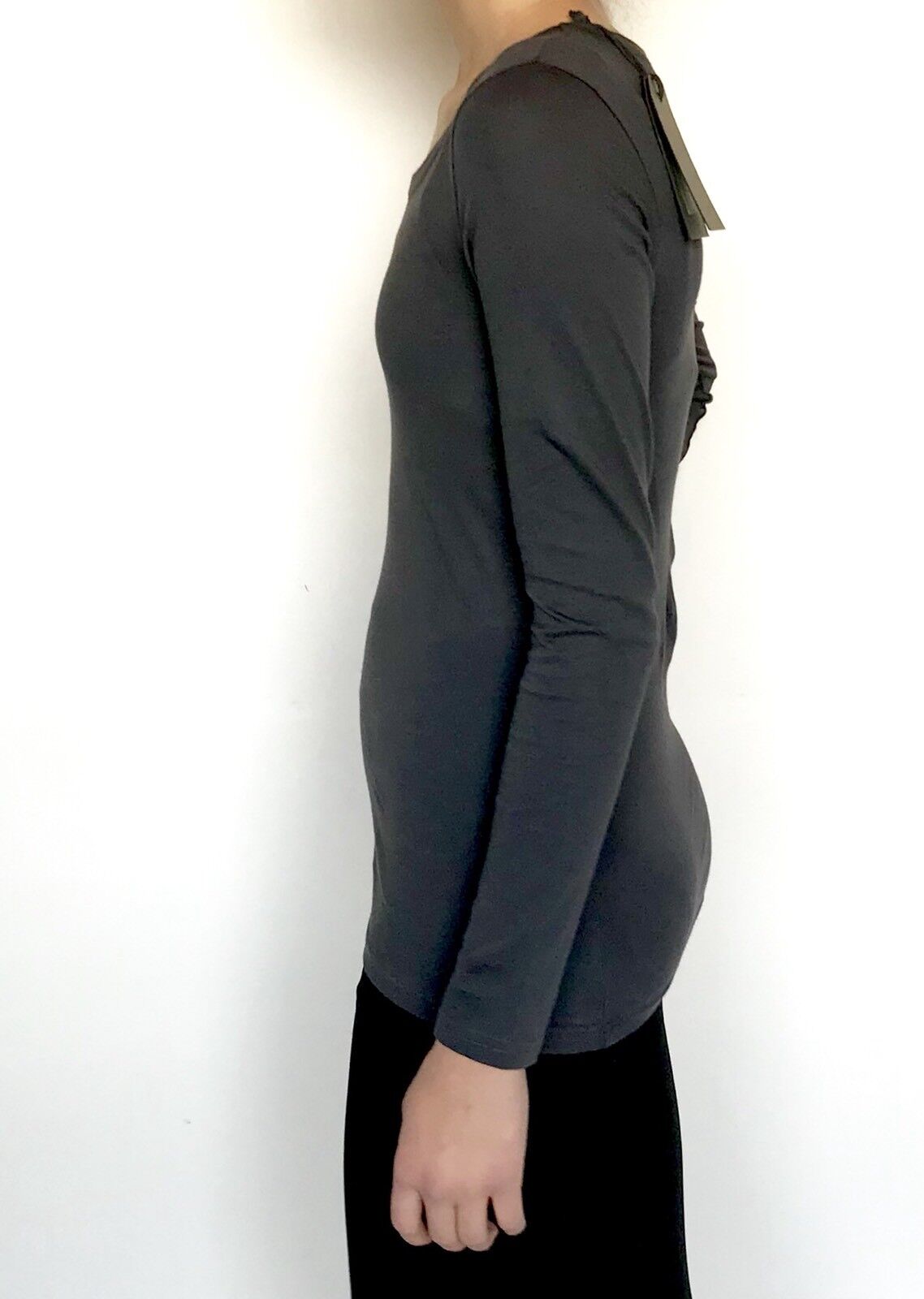 AllSaints Stam LS Top. Washed Black NWT Retail $65 Price $39 Size 0 All Saints