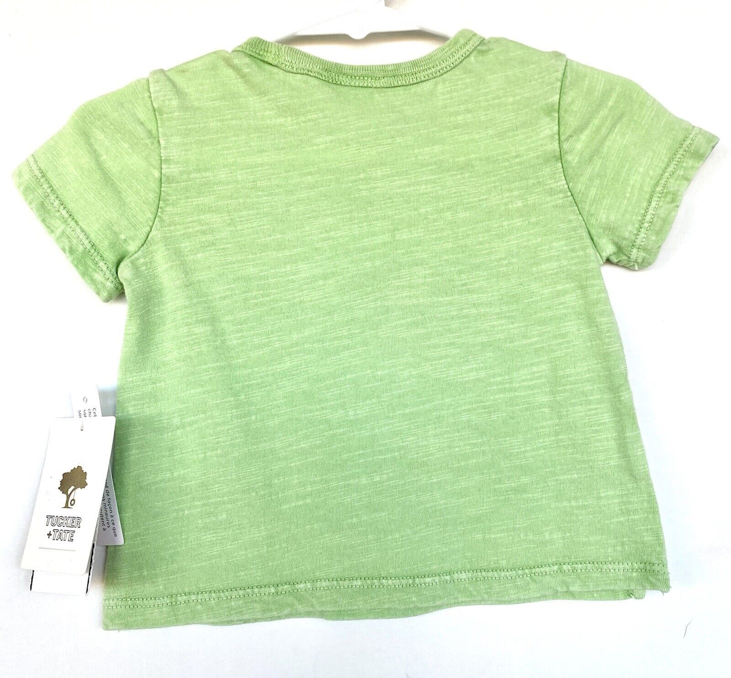 Tucker + Tate Green Washed Out T-Shirt. NWT Price $1$15 Age 6m 100% Soft Cotton