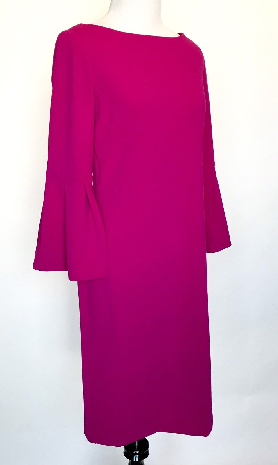 Eliza J Fusia Pink  Bell Sleeve Dress NWT Retails $148 Price $69 Size 2