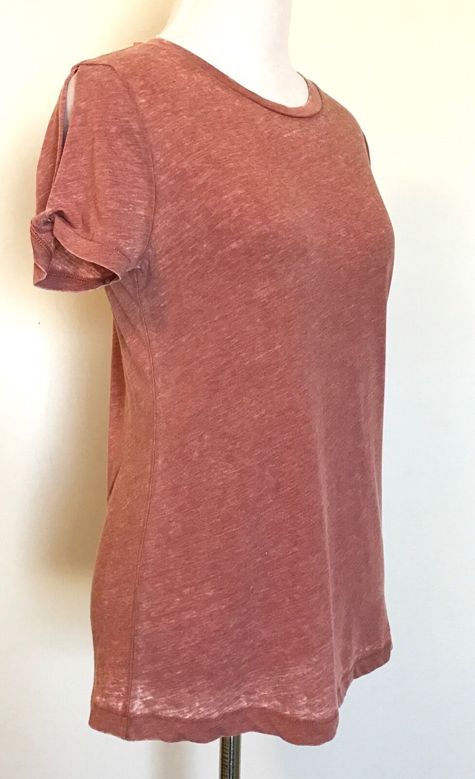 AllSaints Mazzy Devo Tee Slash Shoulder Design NWT Retail $65 Price $33 Size S