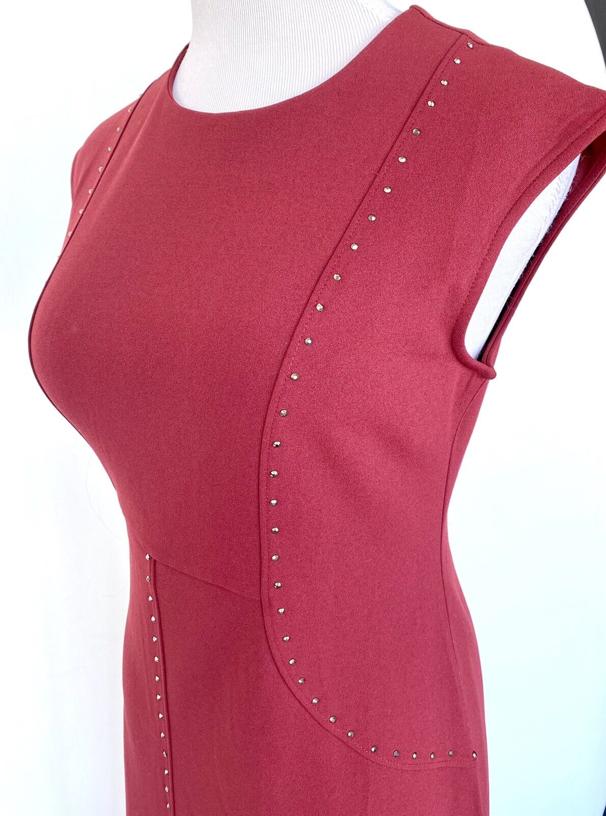 Spense studded knee length dress rust size 8 Retail 79.99 Price $49.99 NEW