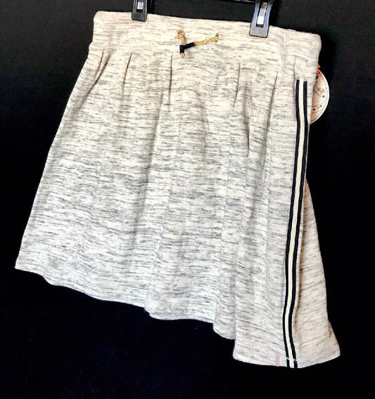 Scotch R'Belle Soft Gray & Cream  Short Skirt NWT Age 14 Price $29