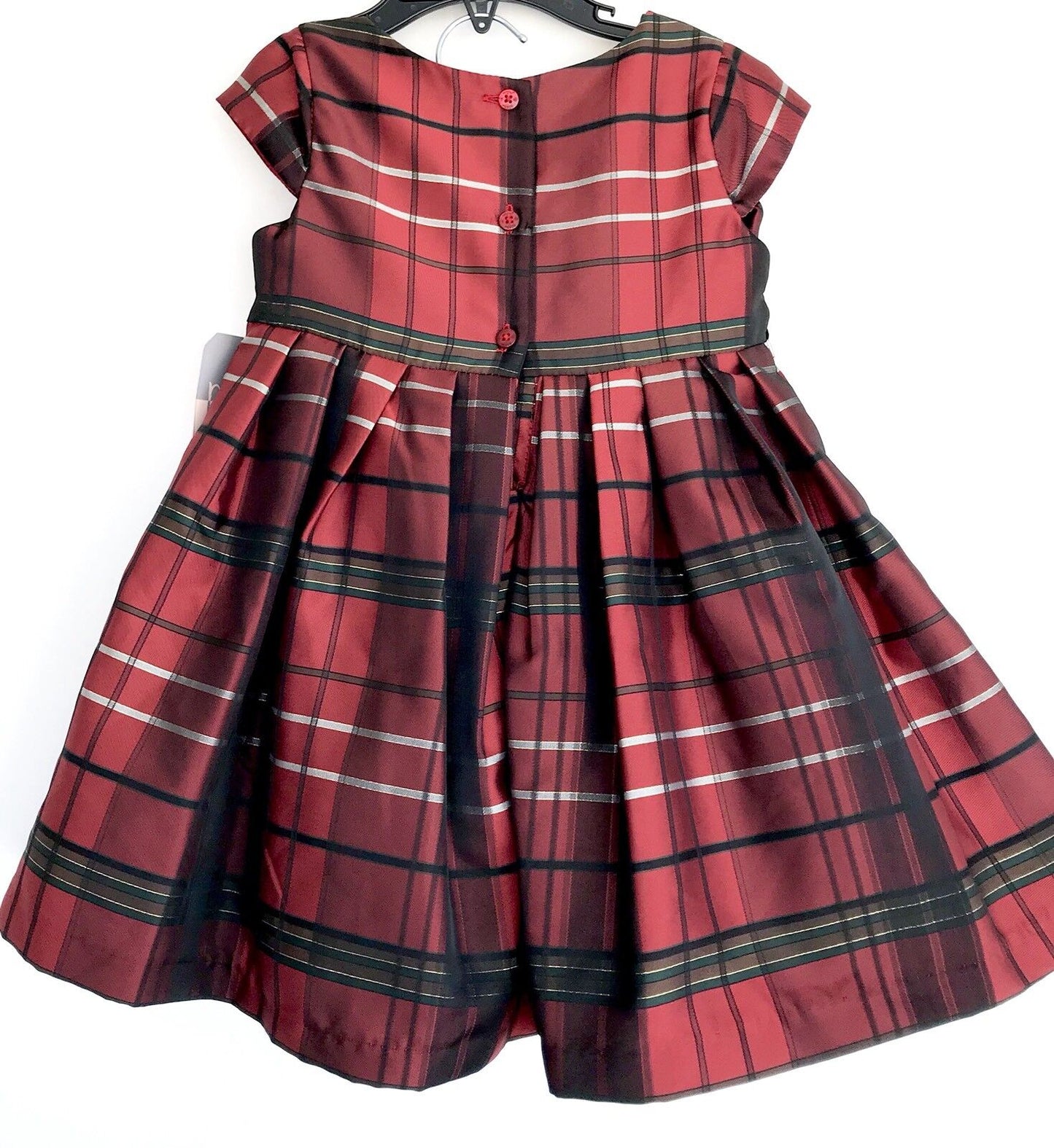 Pippa & Julie Red Plaid Dress 2 Pc With KnIckers. Retail $54 Price $29 24 M NWT