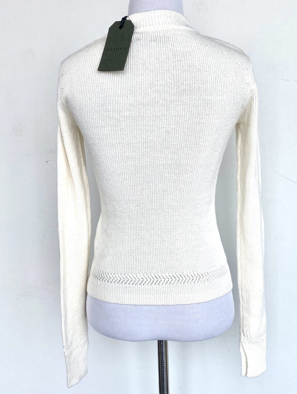 AllSaints Gilli Laced Jumper Sweater Retail $215 Price $98 Size 2 All Saints