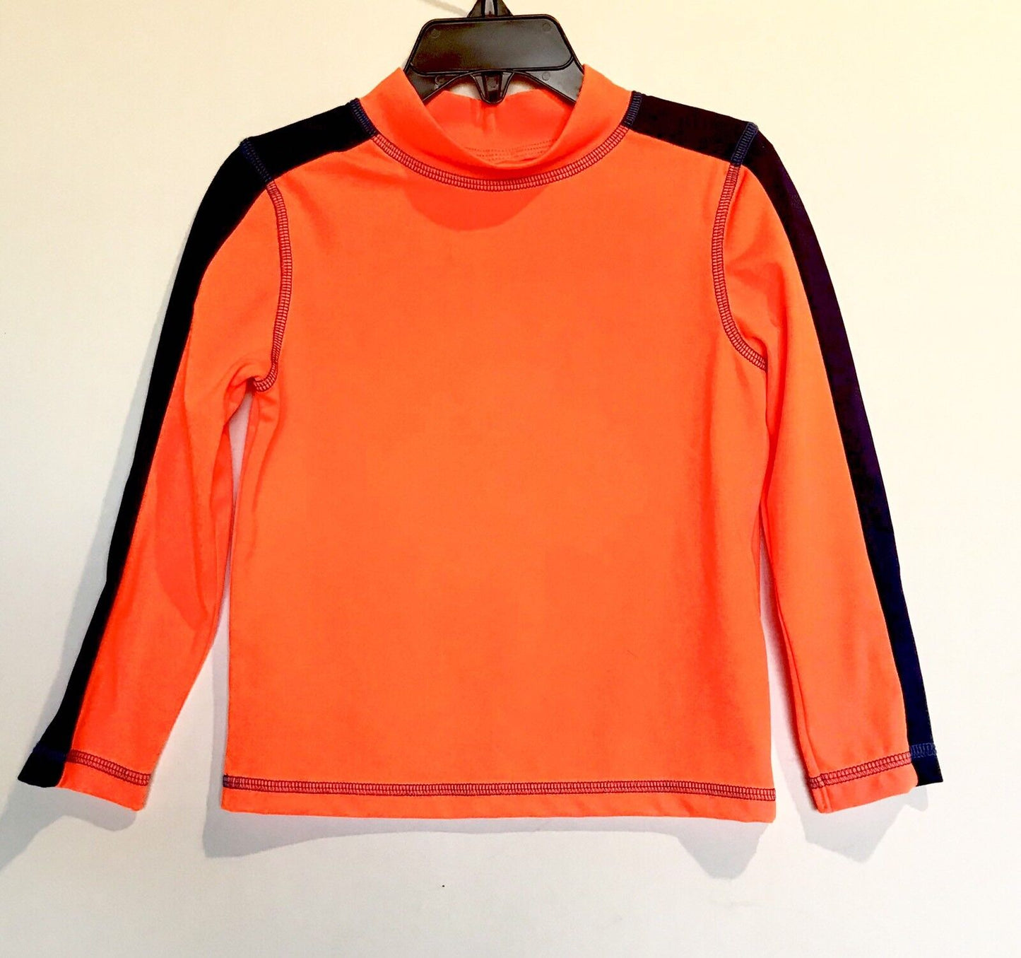 Mini Boden Orange & Blue Rash Swim Vest 3-4 Year Retail $30 Price $17.98 NWT