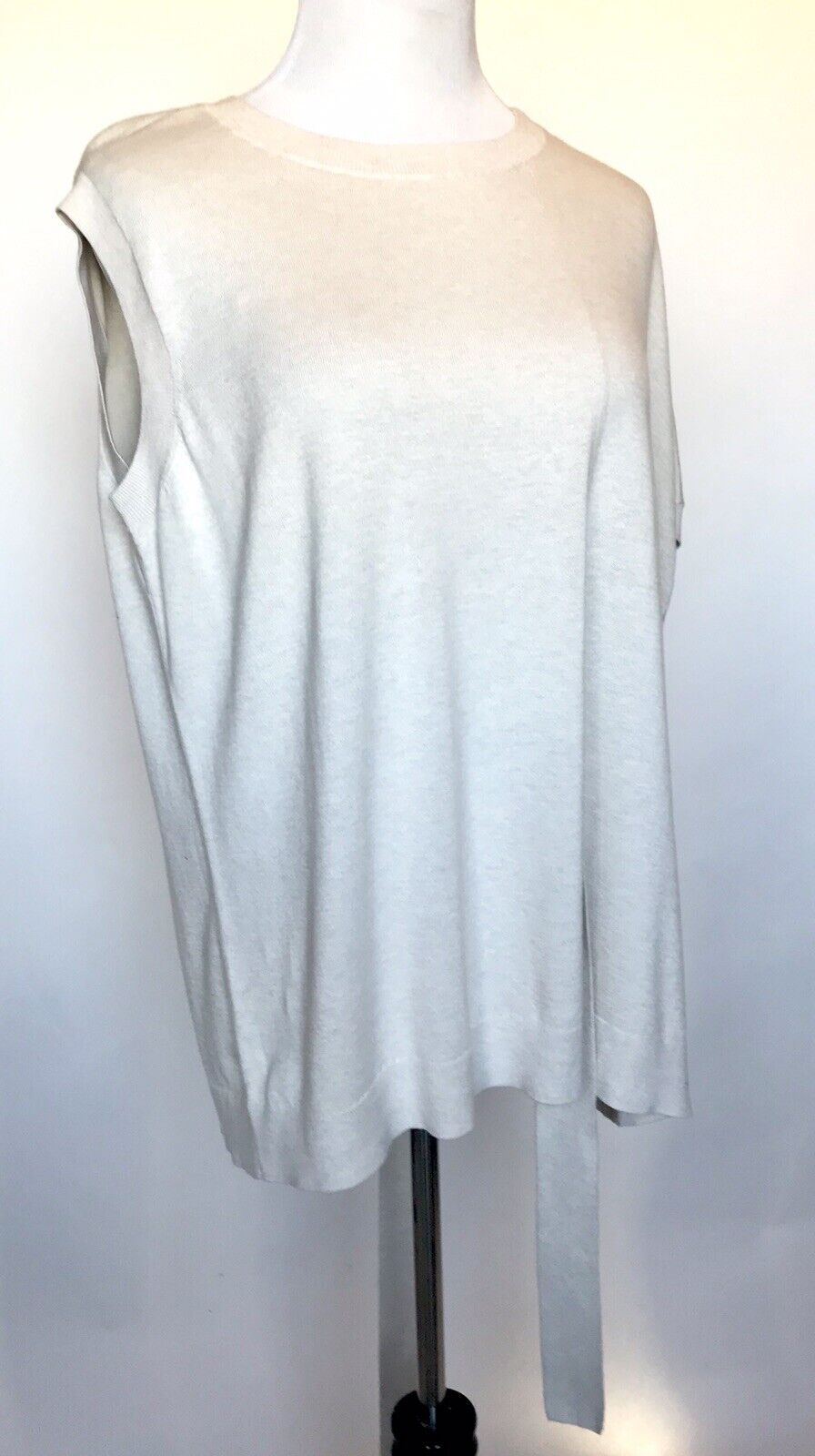 AllSaints Shera Asymmetrical Knit Top Retail $195 Price $78 Size M NWT