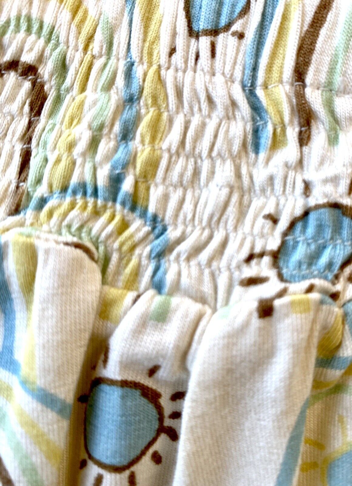 Kate Quinn Soft Bamboo Smocked Ruffle Bloomer Retail $24Price $17 3-6 M