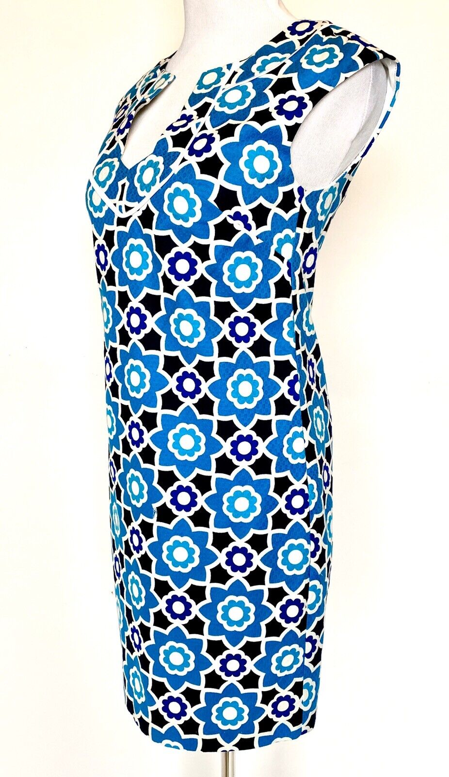 Trina Turk Sleeveless Moroccan Print Tunic Dress Retail $298 Price $108 Sz 2