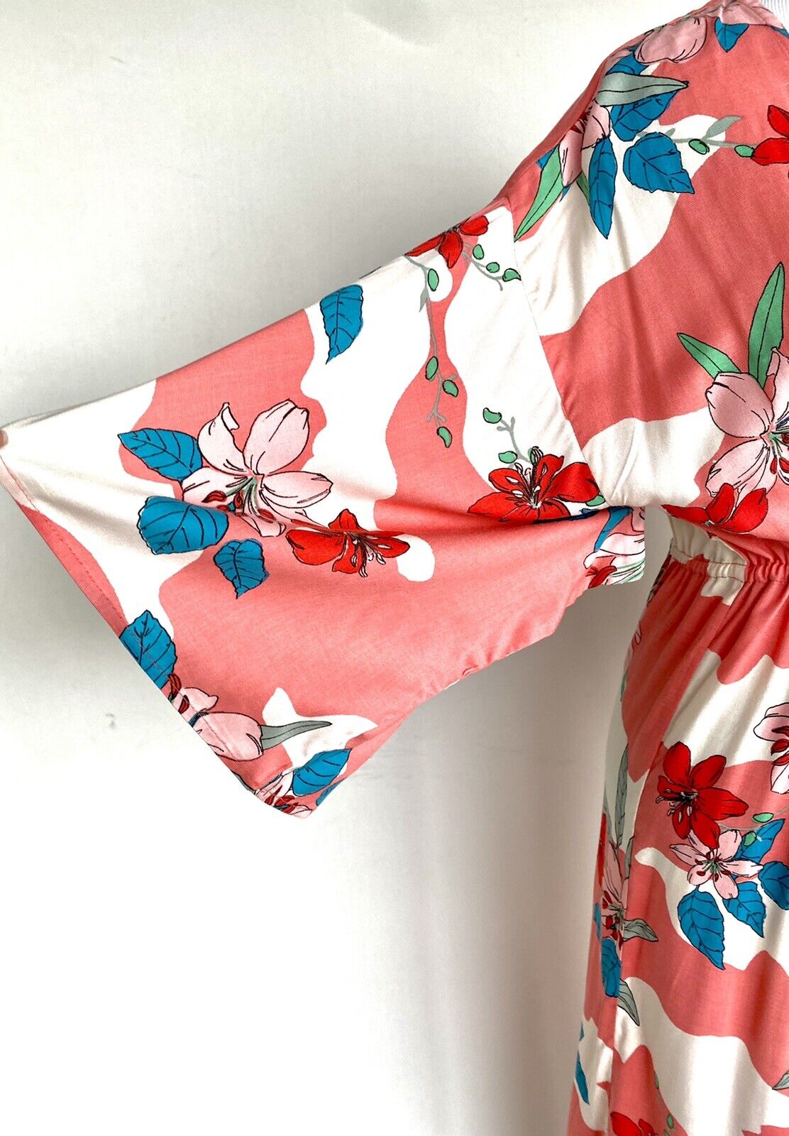 Amuse Society Ginger Guava Kimono cover up . Retail $86 Price $48 NWT