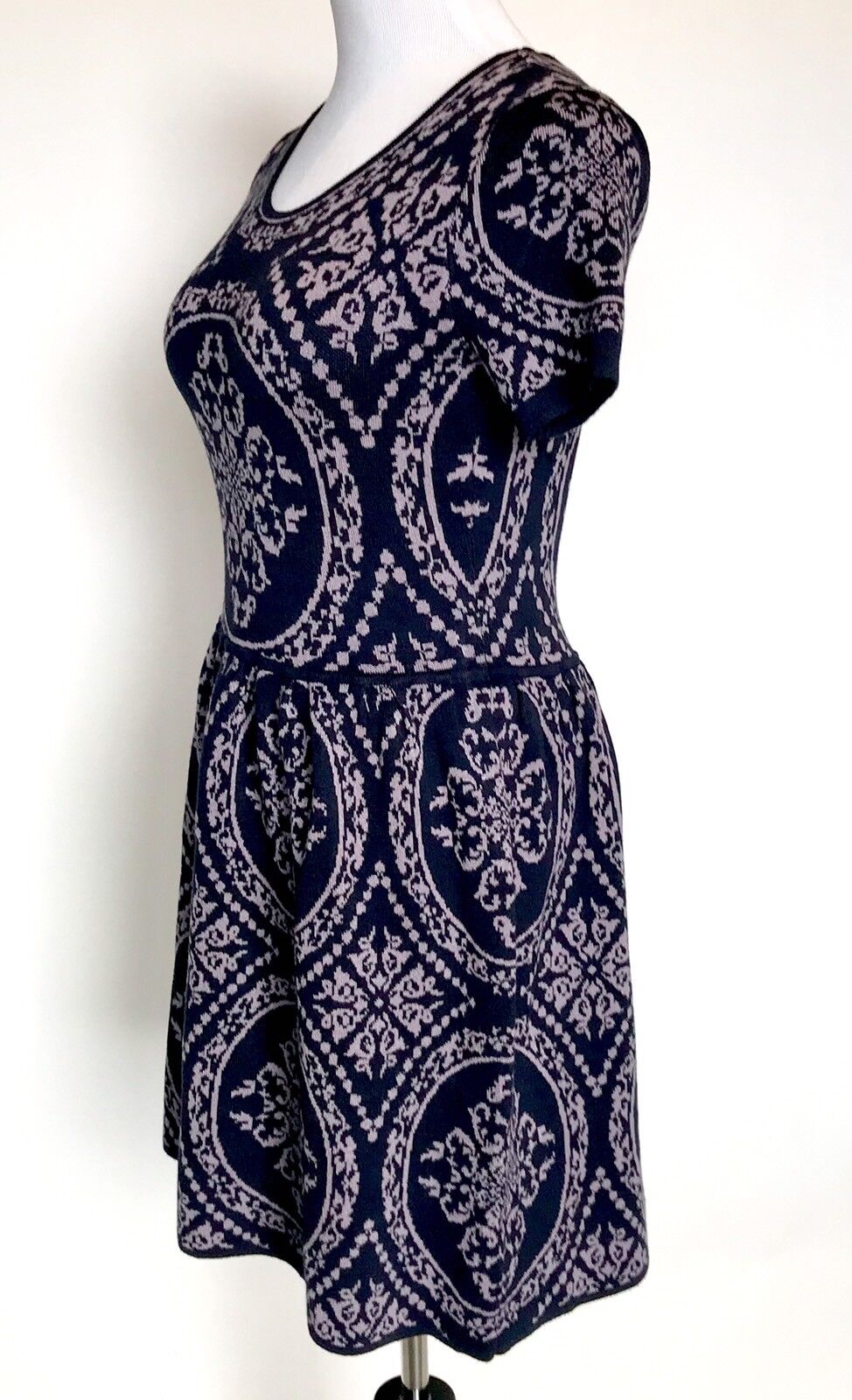 Romeo + Juliet Couture Blue Lilac Knit Dress NWT Retail $175 Price $45 Size M