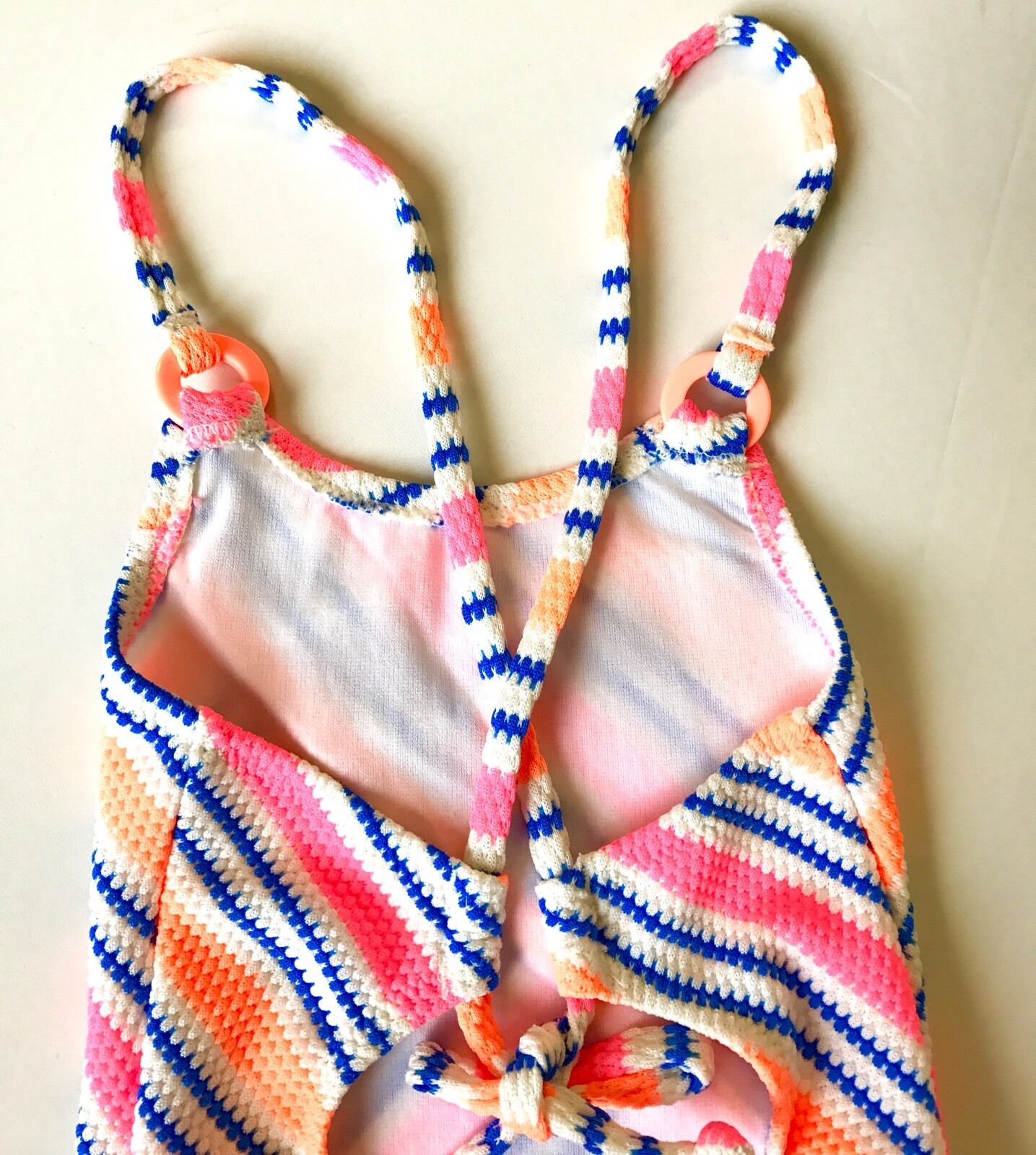 Seafolly Seaside Lane Weave Swimsuit 6-12 Months NWT Retails $56 Price $24