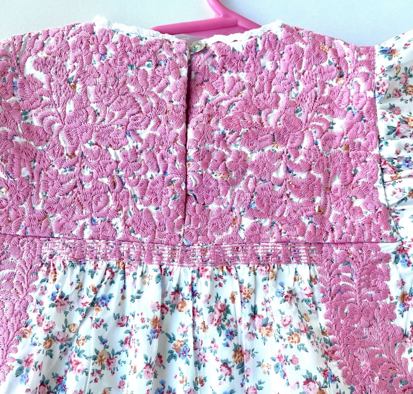 J Marie embroidered Rosalee Set Retail $136 Price $49 Blouse Skort 4T
