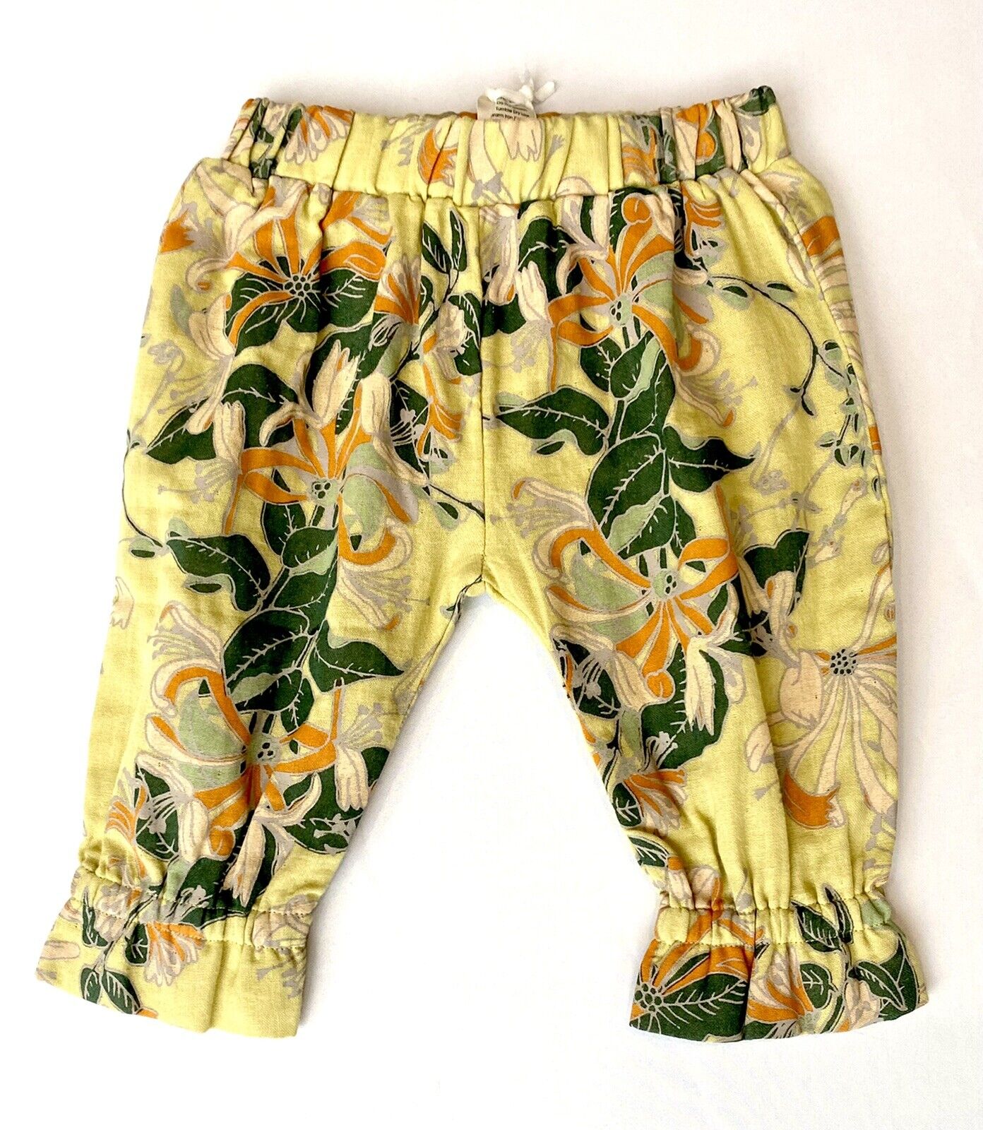 Kate Quinn 100% Organic Cotton Gathered Ruffle Pants Retail $32 Price $26 3-6M