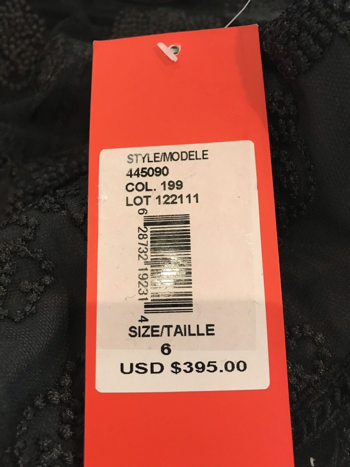NEW Monique Lhuillier Black Cocktail Dress NWT Retails $395 Price $199 Size 6