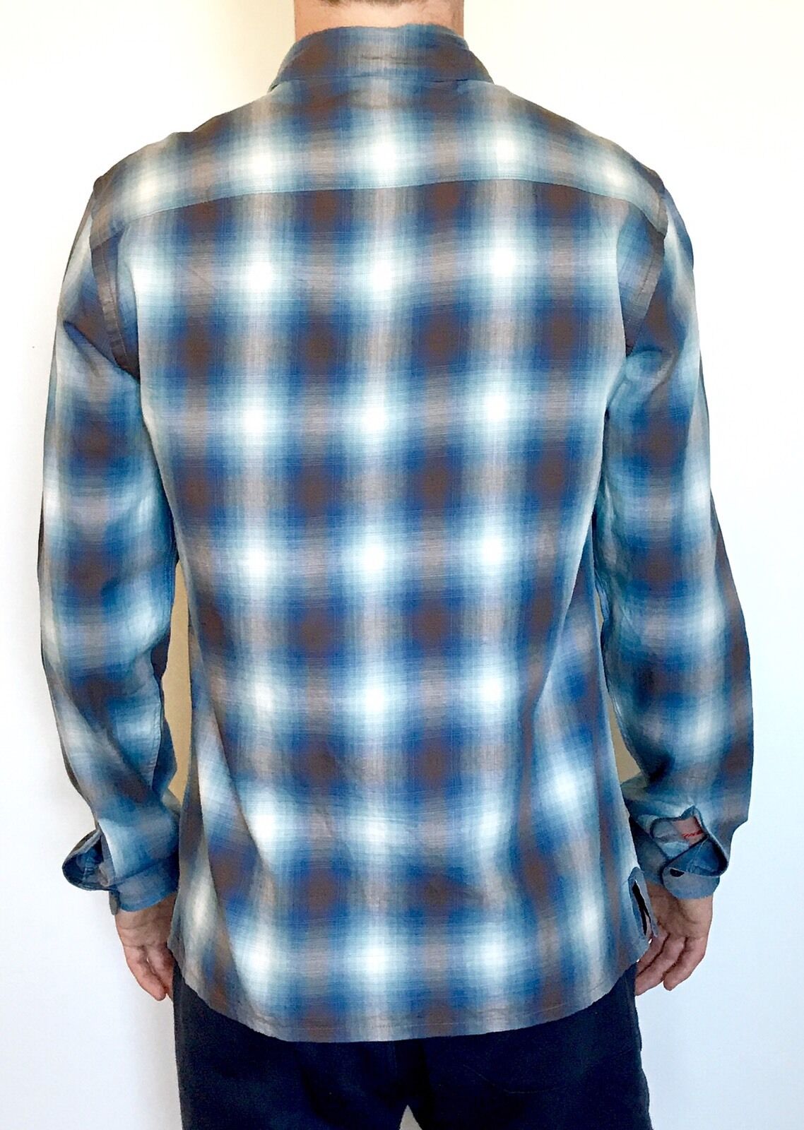 AllSaints Leinkauf Blue LS Shirt  Retail $160 NWT Price $68 All Saints S