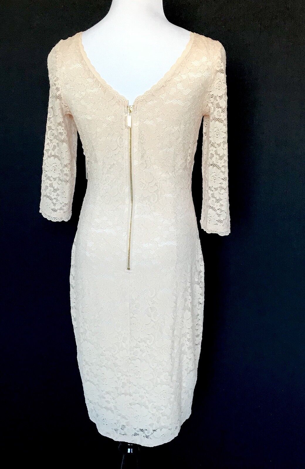 Eliza J Nude Lace Dress NWT Retails $128 Price $68 Size 4