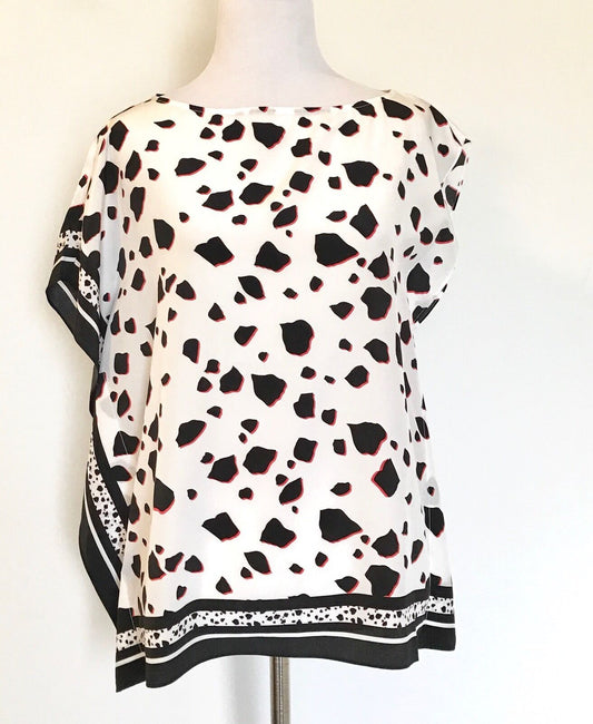 AllSaints Silk Tecla Jasper Blouse.NWT Retail $268 Price $86 Size 4 All Saints