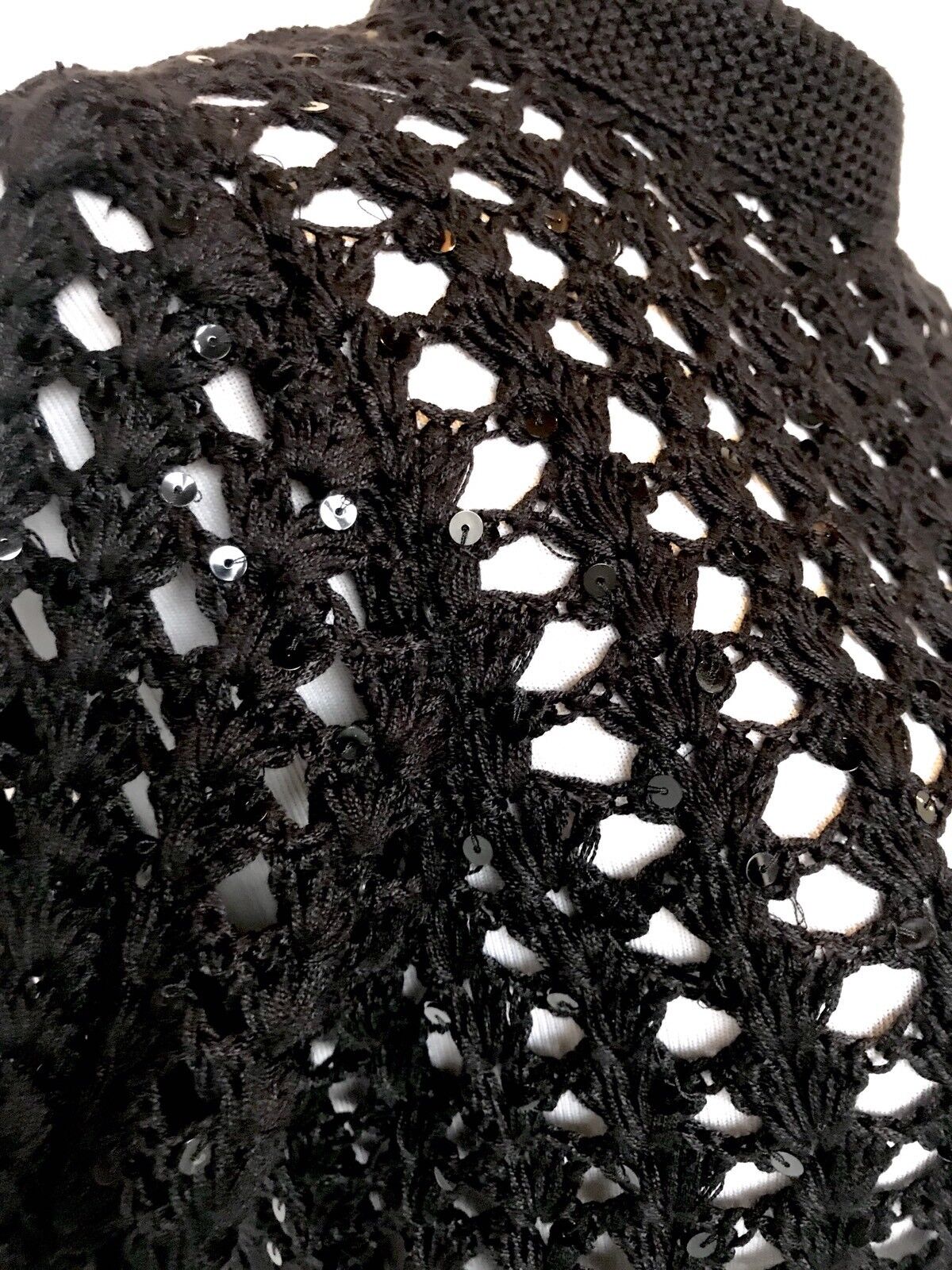 AllSaints Alyse Crochet Sequin Top NWT Retail $178 Price $79 Size S All Saints