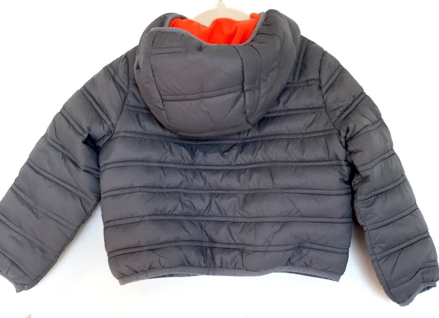 Michael Kors Grey & Orange Puffa Jacket NWT Retail $135 Price $49 Age 3