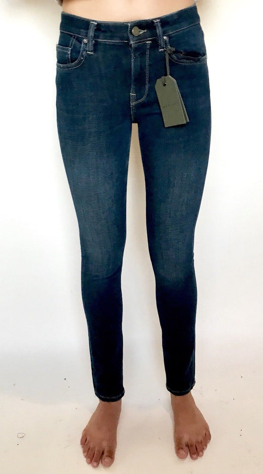 AllSaints Jewel Sculpting Skinny Jeans Indigo. Retail $178 Price $79 W24 NWT