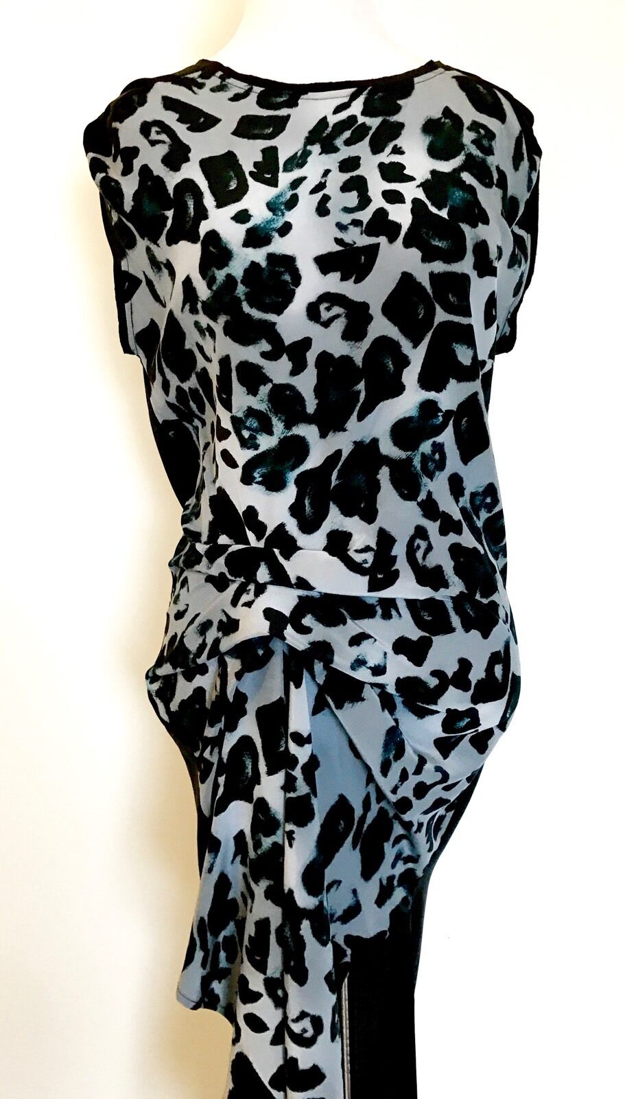 Allsaints Silk Riviera Leo Dress NWT Size 4 Retail $360 Price $108