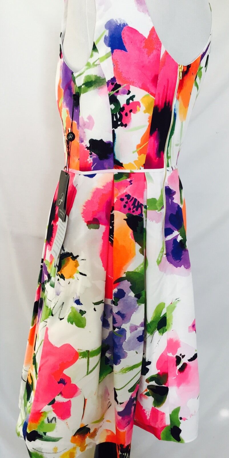 Adrianna Papell Floral Fit & Flare Dress NWT  Size 4 Retails $160 Price $72