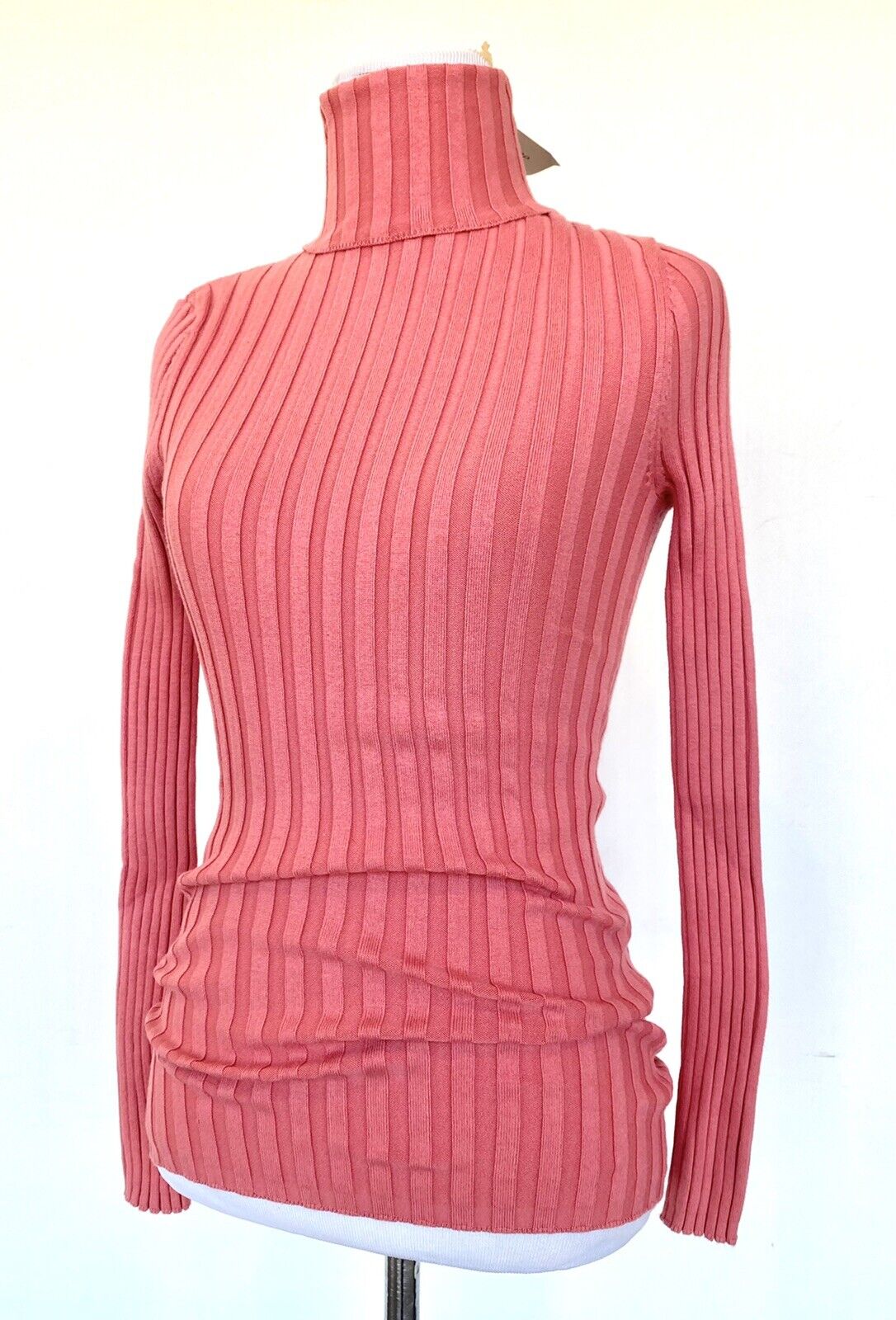 Sundance Legends Turtleneck Sweater Retail $88 Price $52 NWT PXS Guava