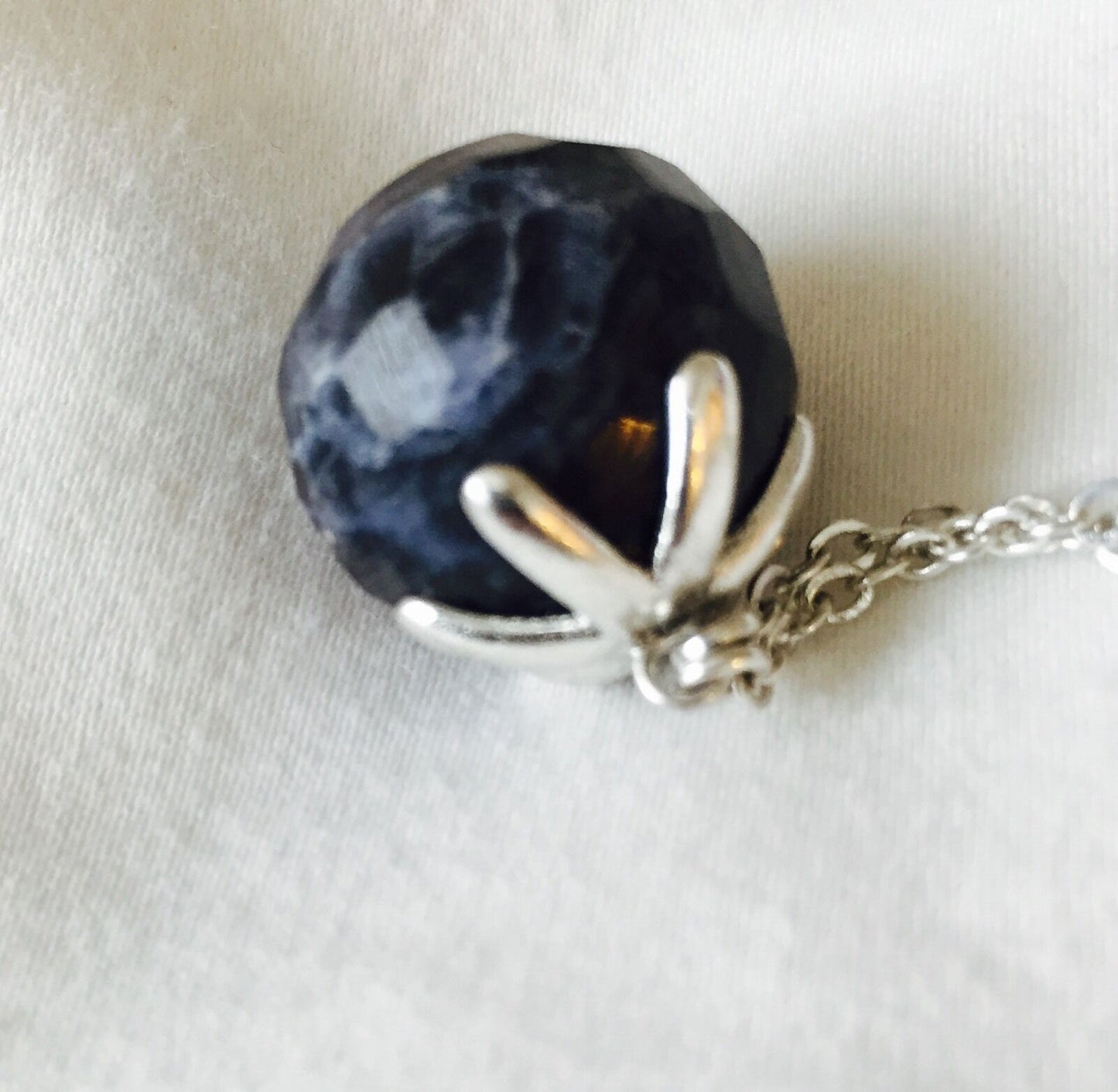 Pilgrim Skanderborg Blue Crystal Necklace  NWT Price $13.50